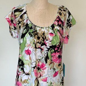 Caribbean Joe flower top - Medium